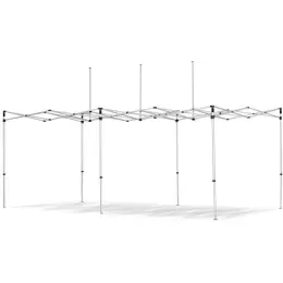Coated Steel Sublimated Gazebo 6m x 3m - 1 Long Full-Wall Skin - 2 Short Half-Wall Skins Frame Open